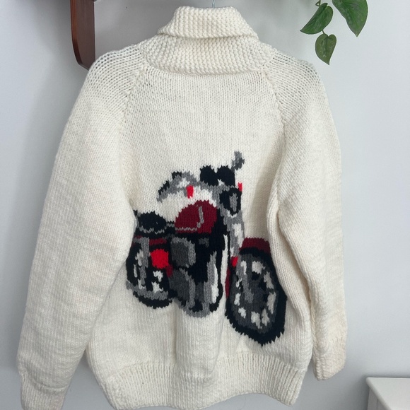 Crochet Knit "Motorcycle" Jacket - Picture 1 of 3